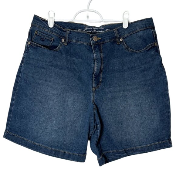 Gloria Vanderbilt women's denim jean shorts, size 14 - Picture 1 of 3